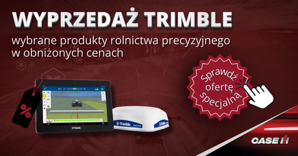 Rolnictwo precyzyjne Trimble wyprzedaż w Zip Agro