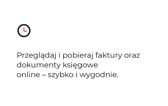 Przeglądaj i pobieraj faktury oraz dokumenty księgowe online – szybko i wygodnie.
